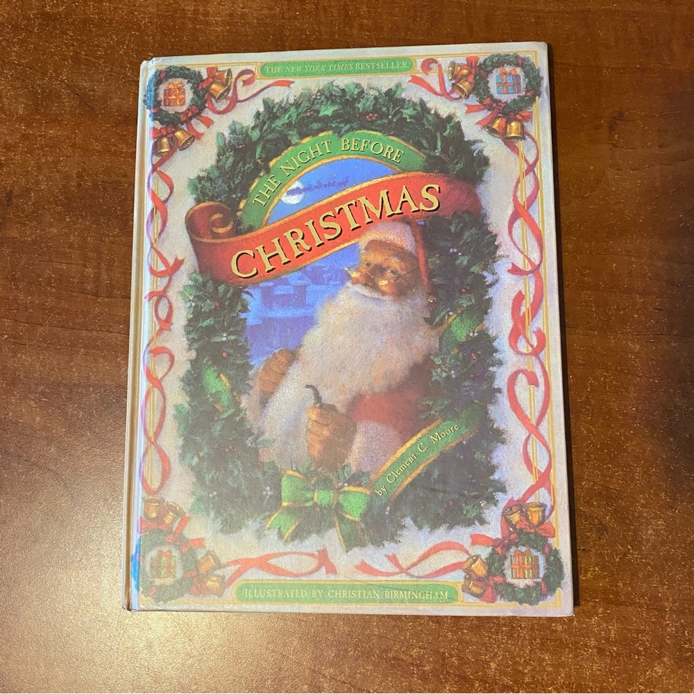 Vintage  Big Book The Night Before Christmas The Classic Illustrated Edition